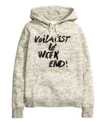It's a true original, always defining fashion's next stride forward. Voila C Est Le Weekend Hoodie Sweatshirts Sweatshirts Hoodie Sweatshirt Fabric