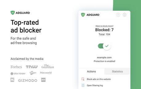 لقطة شاشة لتطبيق AdGuard رقم 2