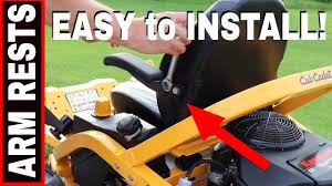 Models and pricing may vary by location. How To Install Armrests On The Cub Cadet Zt1 Youtube