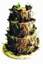 Carnet D Inspirations Robin Des Bois Gateau De Mariage Au Chocolat Gateau Woodland Gateau Nature