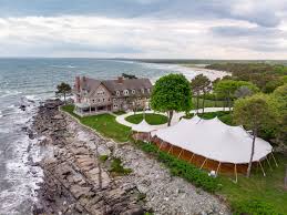 Kennebunk Maine Wedding Tented Wedding Drone Drone Photography New England New England W Maine Wedding Venues Beach Wedding Reception Tent Maine Wedding