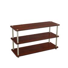 Make the most of the vertical and allows the storage shelf to be integrated into the entryway, bedroom, balcony, closet in a compact way. Closetmaid 3 Tier Shoe Organizer In Dark Cherry 5015 The Home Depot