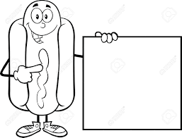 Black And White Happy Hot Dog Cartoon Character Standing With Royalty Free Cliparts Vectors And Stock Illustration Image 25735592 News & interviews for black and white. black and white happy hot dog cartoon character standing with