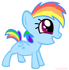 Rainbow cute dash by xwhitedreamsx on deviantart. Rainbow Dash Cute Baby Png By Arcoiiriis On Deviantart
