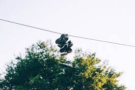 According to this explanation, the question why do people hang shoes on power lines? can be answered that it is the signal of drugs in the neighborhood. Sneakers On Power Lines 1080p 2k 4k 5k Hd Wallpapers Free Download Wallpaper Flare