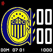 Afa rosario central madera escudo. Escudo Rosario Central Blanco Negro Invertido By Rossomattone Amazfit Bip Amazfit Zepp Xiaomi Haylou Honor Huawei Watch Faces Catalog