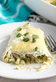 Zesty Enchiladas Suizas Recipe Creamy Chicken Enchiladas Aspicyperspective Glutenfree Creamy Chicken Enchiladas Enchiladas Suizas Chicken Enchiladas
