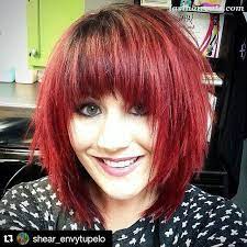 How To Style Hair Like This Imgur Bob Hairstyles With Bangs Red Bob Haircut Bob Haircut With Bangs
