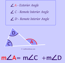 Picture Of Remote And Interior Angles Of A Triangle Interior And Exterior Angles Exterior Angles Interior Design School