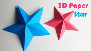 How To Make A 3d Paper Star Easy Origami Stars For Beginners Making Easy Origami Star Origami Easy 3d Paper Star