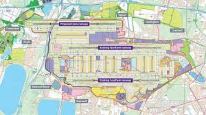 Third Runway Heathrow Map Heathrow Third Runway Airport Expansion, Uk | Ejatlas