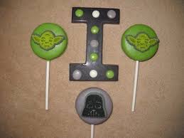 1 Chocolate Star Wars Polka Dot 3x4 Number Letter Lollipop Lollipops Sapphirechocolates Edibles On Artfire Chocolate Stars Star Wars Chocolate Lollipop
