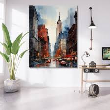 Tablou Canvas - Urban City – The Print Studio