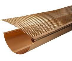 5 k style with apron 20 feet : Copper Gutter Screen 3 Lengths Classic Gutter Systems