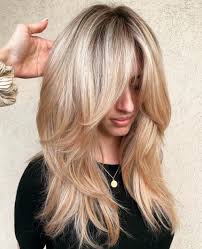 Long wavy hair with bangs 4. 50 Cute Long Layered Haircuts With Bangs 2020