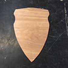 Blank Wooden Shield Template Rustic Medieval Plain Ready For Your Custom Design Wooden Shield Shield Design Wooden Clothes Rack