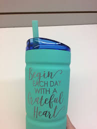 Yeti Tumbler Vinyl Saying Stickers A Reminder Where You See It Coffee Water Ggms What Are You Thankfu Tumbler Decal Vinyl Tumblers Decorated Water Bottles