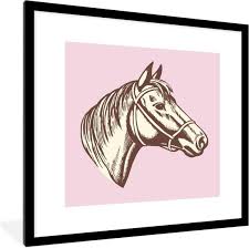 Paardenkop knutselen / paardenkop knutselen / sinterklaas surprise paard de. Tekening Van Paardenhoofd