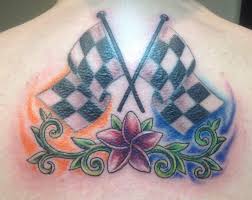 Black And White Checkered Flag Tattoo Pin By Barbara Comstock On Nascar Fox Racing Tattoos Tattoo Pattern Flag Tattoo