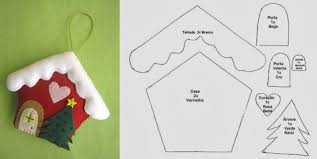 Adornos de navidad en fieltro. Moldes Y Manualidades De Navidad En Fieltro Ideas Para Navidad 2021 2022