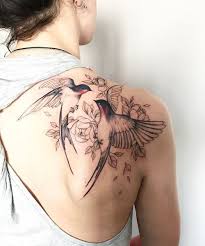 Bird And Flower Tattoo Small Ever Cute Flying Birds And Flower Tattoos On Shoulder For Women Styles Beat Bird Tattoos For Women Flower Tattoo Shoulder Bird And Flower Tattoo
