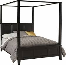 You may see low price coaster queen size canopy bed w/ bed frame in black wrought iron through countless massive merchants traditional and even internet based just like amazon yet what type is the best? Home Styles Bedford Black Queen Canopy Bed 5531 510 Homestyles