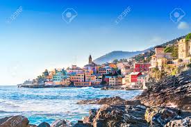 Holen sie sich ein 13.000 zweites vernazza, italian riviera sea shore. Picturesque View Of Bogliasco Small Sea Village Near Genoa Northern Stock Photo Picture And Royalty Free Image Image 97366789