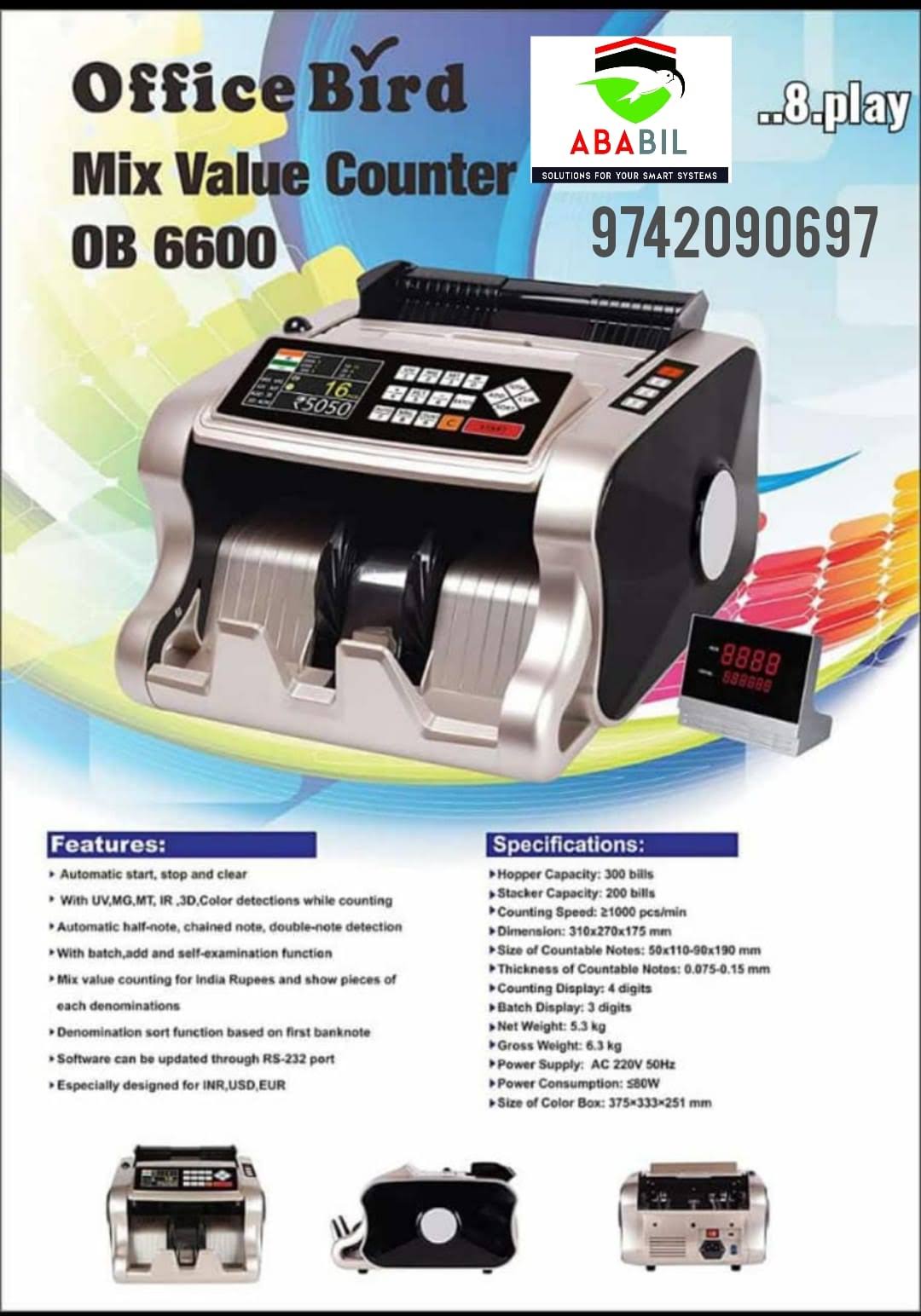 cash counting Machine product image