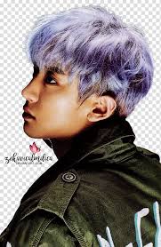 Which is your favorite chanyeol's hairstyle? Exo Chanyeol The Power Of Music Purple Haired Man Looking Up Transparent Background Png Clipart Hiclipart