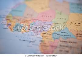 From simple outline maps to detailed map of lagos. Nigeria On A Colorful And Blurry Map Of West Africa With Its Main Routes In Red Nigeria On A Map Of West Africa With Its Canstock