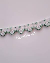 Cok Konusulan 47 Tig Isi Cicekli Boncuklu Oya Modelleri Tig Isleri Baby Knitting Patterns Oya