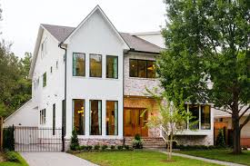 Families love the informal feel of a great room. Modern Farmhouse In Houston Texas Joins Contrasting Styles Marvin