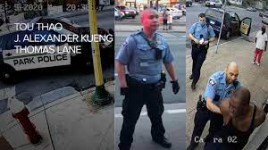 Police released footage of four suspects wanted for vandalizing the newly installed george floyd statue with white nationalist graffiti in brooklyn. Derek Chauvin Ex Officer Accused Of Killing George Floyd Charged With Tax Evasion Abc News