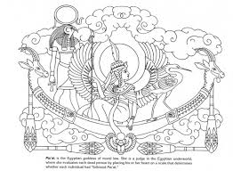 Ancient egypt coloring page with osiris and the priestess by anniecoloring premium digital art for you! Pin On Children S Board 3