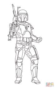 Jango Fett Super Coloring Star Wars Coloring Book Star Wars Drawings Star Wars Coloring Sheet