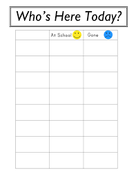 Printable Attendance Sheet For Kids Jasonkellyphoto Co