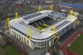 Borussia dortmund's westfalenstadion was originally built as a playing venue for the 1974 fifa world cup with enough room for 54,000 supporters. File Signal Iduna Park Stadium Dortmund 6 Jpg Wikimedia Commons