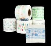 Pe Back Sheet Film of Baby Raw Material for Diaper Making Polyethylene Non  Woven Fabric Disposable Printed Pp Tape Own Factory