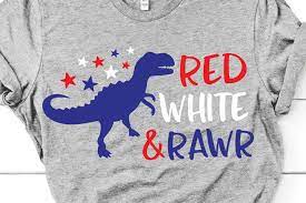 Download 4th Of July Dinosaur Svg Boy Svg For Cricut Silhouette 279535 Svgs Design Bundles