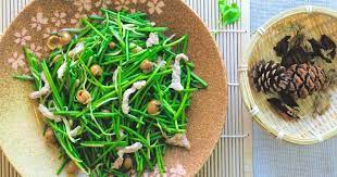 嘖嘖的料理手帳發表的客家野菜 樹子炒水蓮食譜 recipe food vegetables green beans