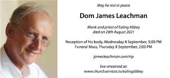 James Leachman — a monk of St Benedict's Abbey, Ealing, London
