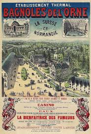 Non Identifie Bagnoles De L Orne La Suisse En Normandie Etablissement Thermal Casino Sal Affiche De Voyage Vintage Affiche De Voyage Ville France