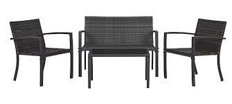 Maze rattan garden furniture winchester oval fire pit coffee table. Turbary Rattan 4 Piece Garden Sofa Set Only 70 At Asda Latestdeals Co Uk