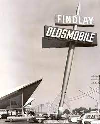 Googie Rockets At Findlay Olds Las Vegas C 1963 A Showroom At Pete Findlay Oldsmobile 3024 Fremont St Identical To One In Lo Las Vegas Vegas Oldsmobile