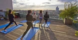 Maybe you would like to learn more about one of these? Rooftop Yoga At The James New York Soho Rooftop New York Soho Rooftop Terrace Design