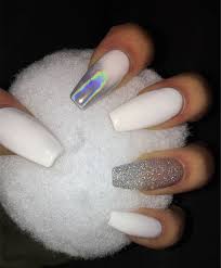 All acrylic no polish | acrylic nails tutorial. 20 Elegant Long White Coffin Nail Ideas Nails Coffin Nails Designs Fake Nails