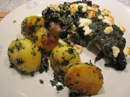 Huhnerfilet S Mit Blattspinat Und Feta Kase Uberbacken Rezept Rezept Huhnerfilet Blattspinat Feta Kase
