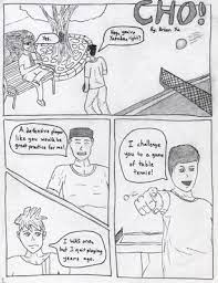 In a graphic novel, typically one person will write the story, another will draw the art, another will add the color, and yet another will draw the letters in the word balloons. Graphic Novels Examples Of Student Work Illinois Math And Science Academy