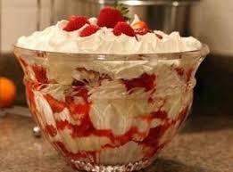 Sugar Free Strawberry Angel Food Trifle Recipe Angel Food Trifle Desserts Trifle Recipe