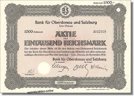 Raiffeisenbank kleinmünchen/linz egen is a member of einlagensicherung austria ges. Bank Fur Oberdonau Und Salzburg Einziger Bekannter Jahrgang